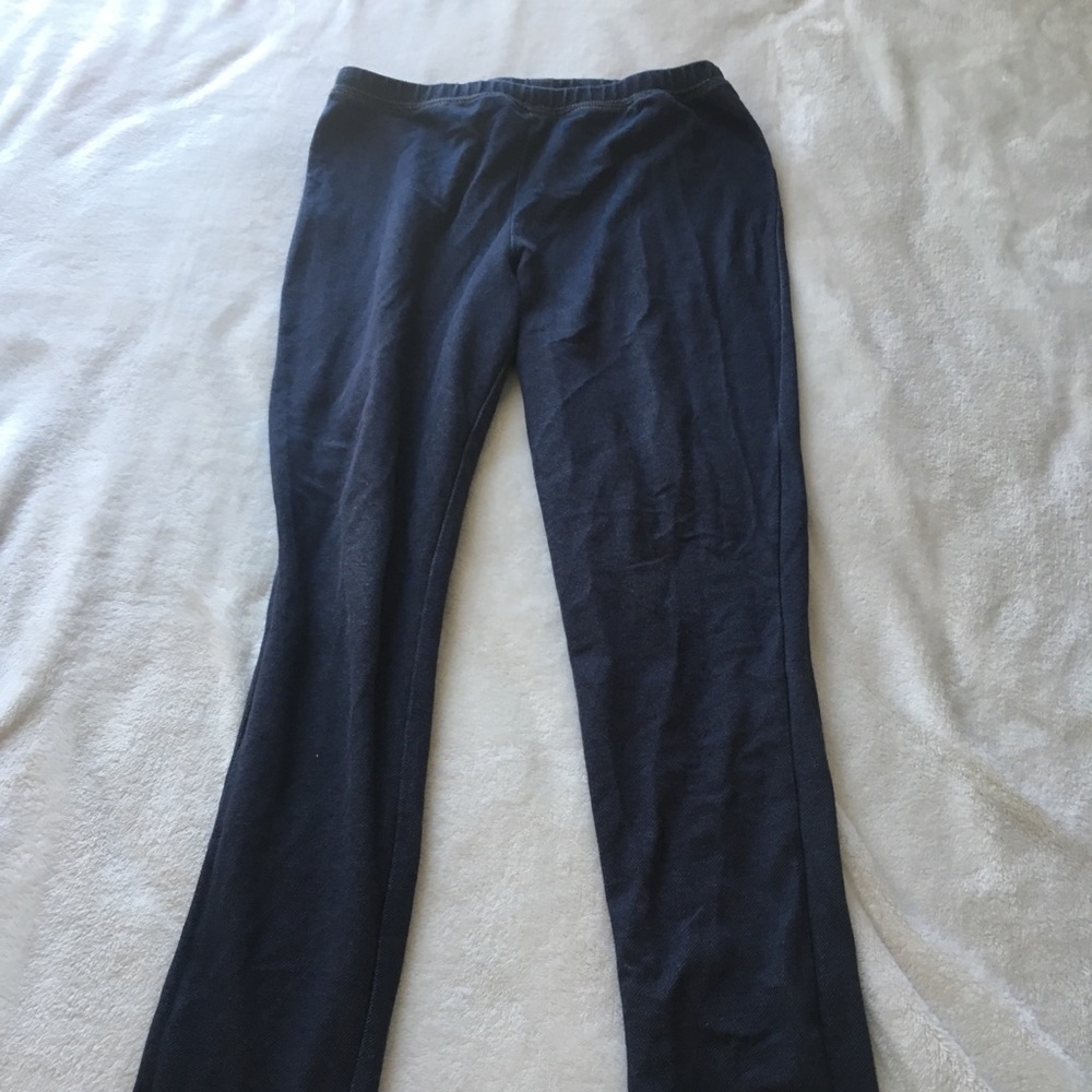 Denim leggings